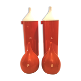 Luigi Massoni design condiment service for Guzzini