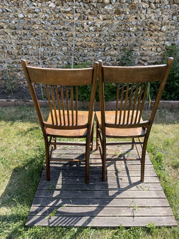 Paire de chaises bistro