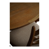 Børge Mogensen, "Øresund" dining table in oak and brass, Mid-century modern, 1950s