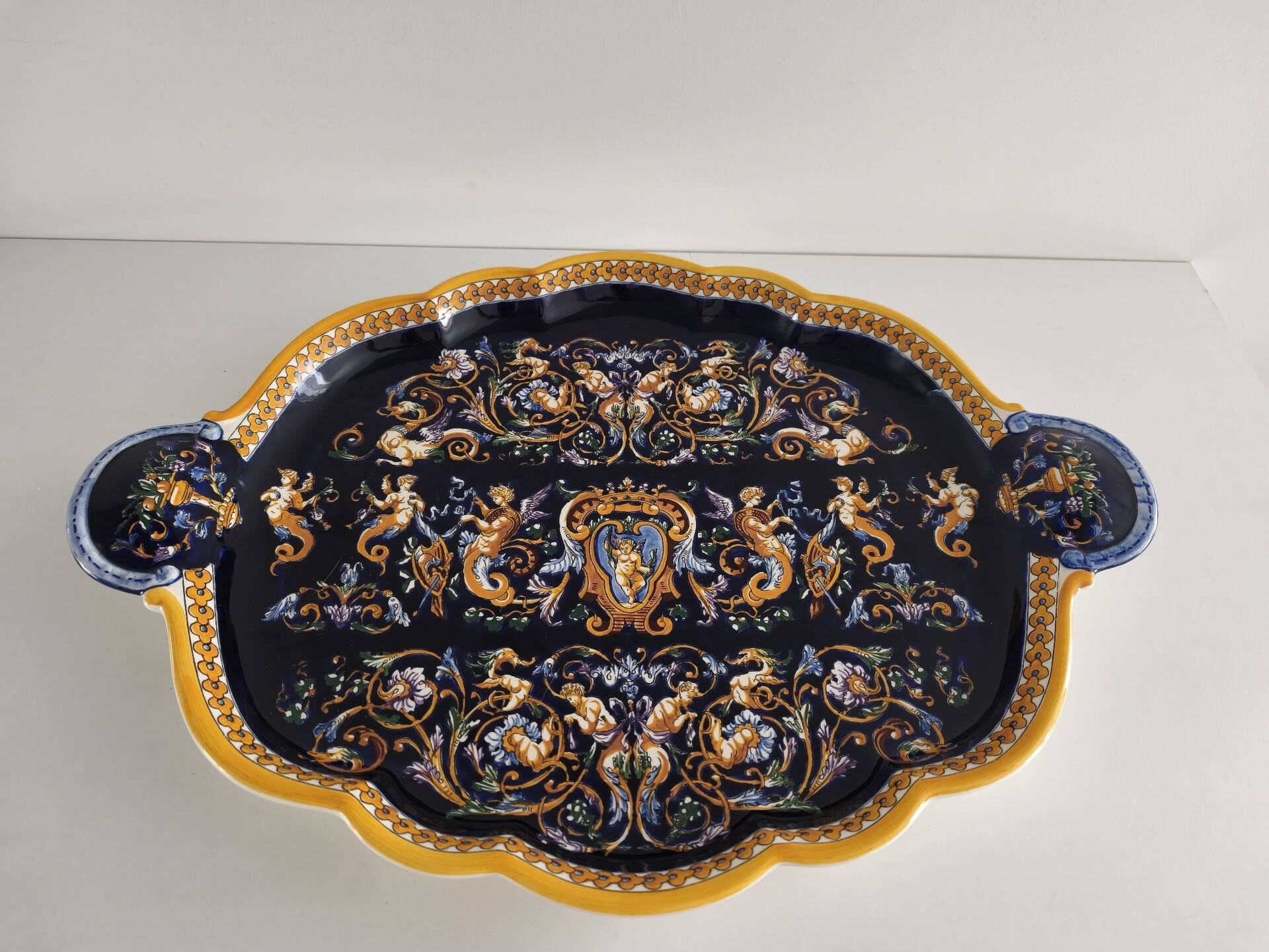 Tea / coffee tête-à-tête service Gien earthenware - Renaissance