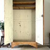 Raw wood wardrobe