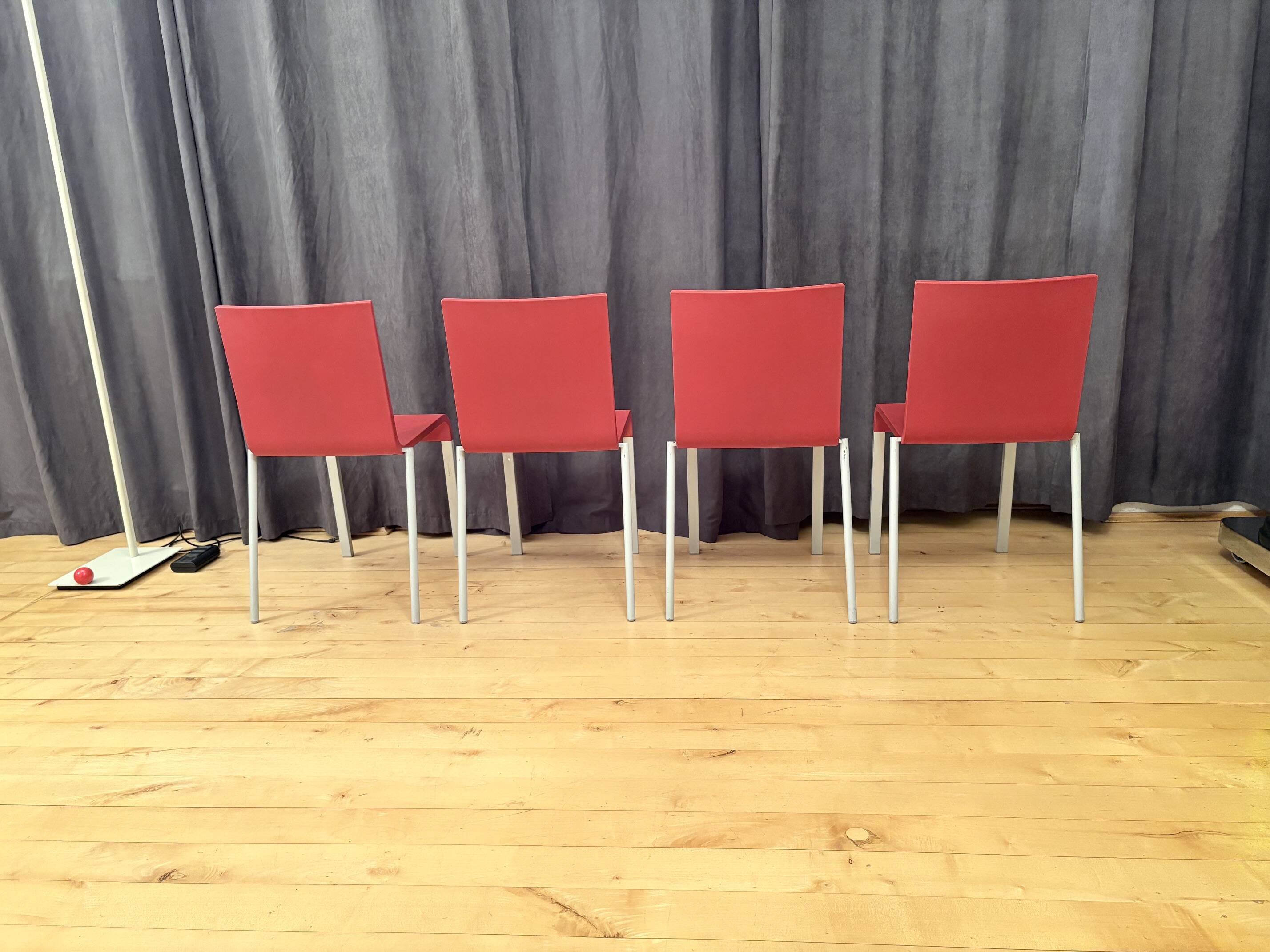 Set of four stackable .03 chairs designed by Maarten van Severen, Vitra, Sw