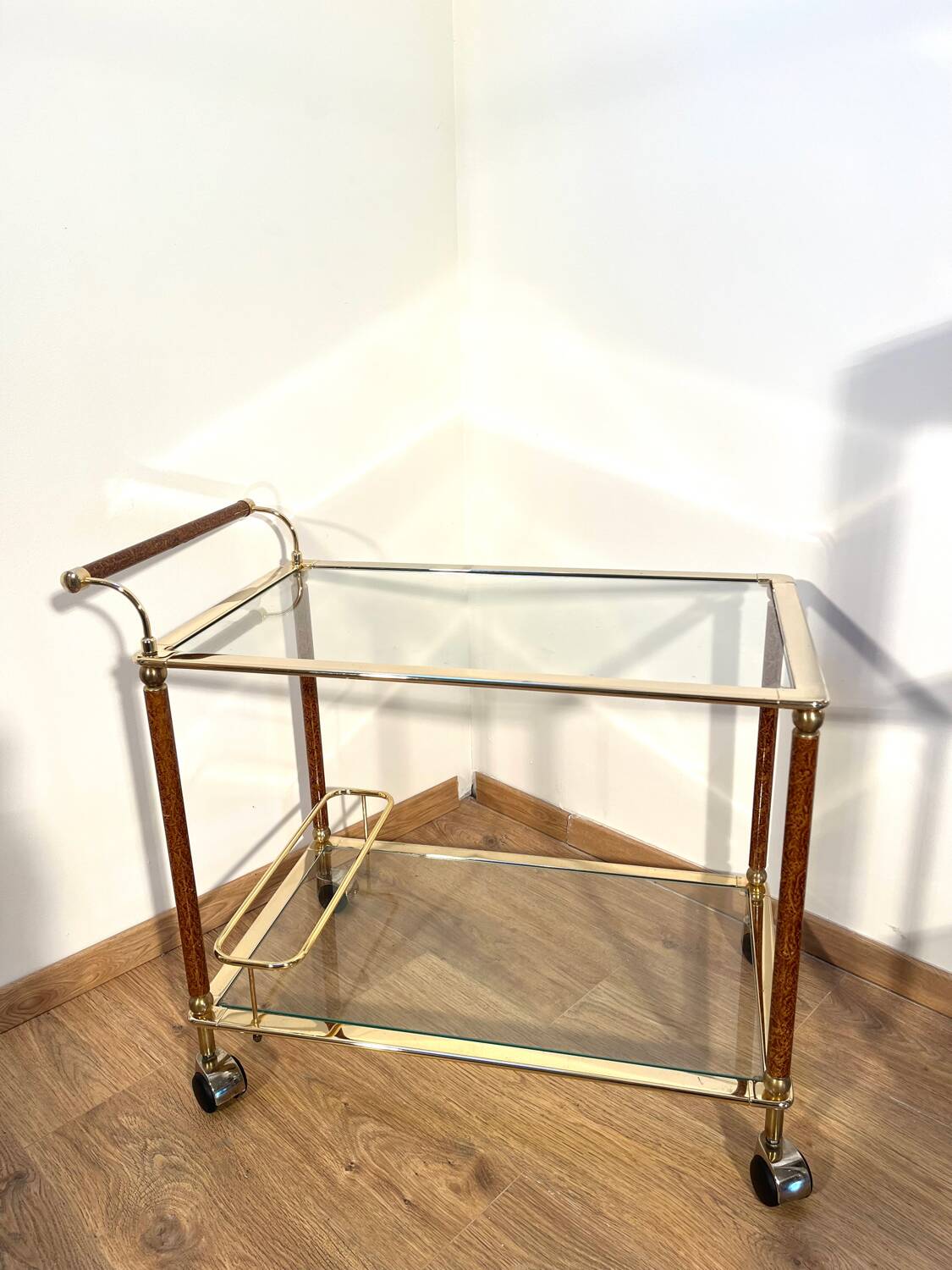 Vintage Lancel bar cart