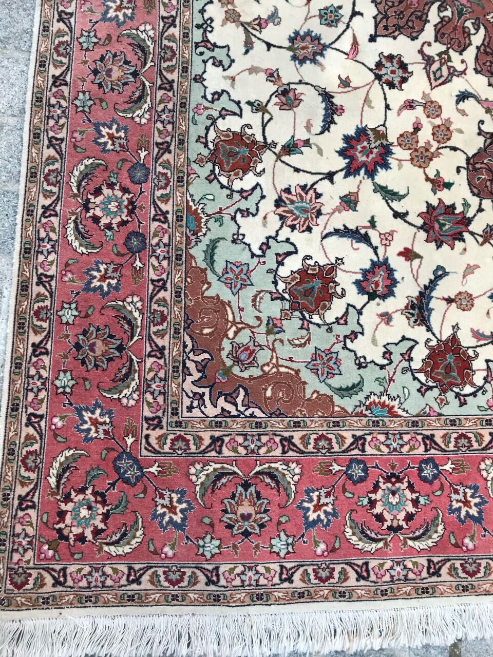 Persian tabriz carpet end 153x219 cm