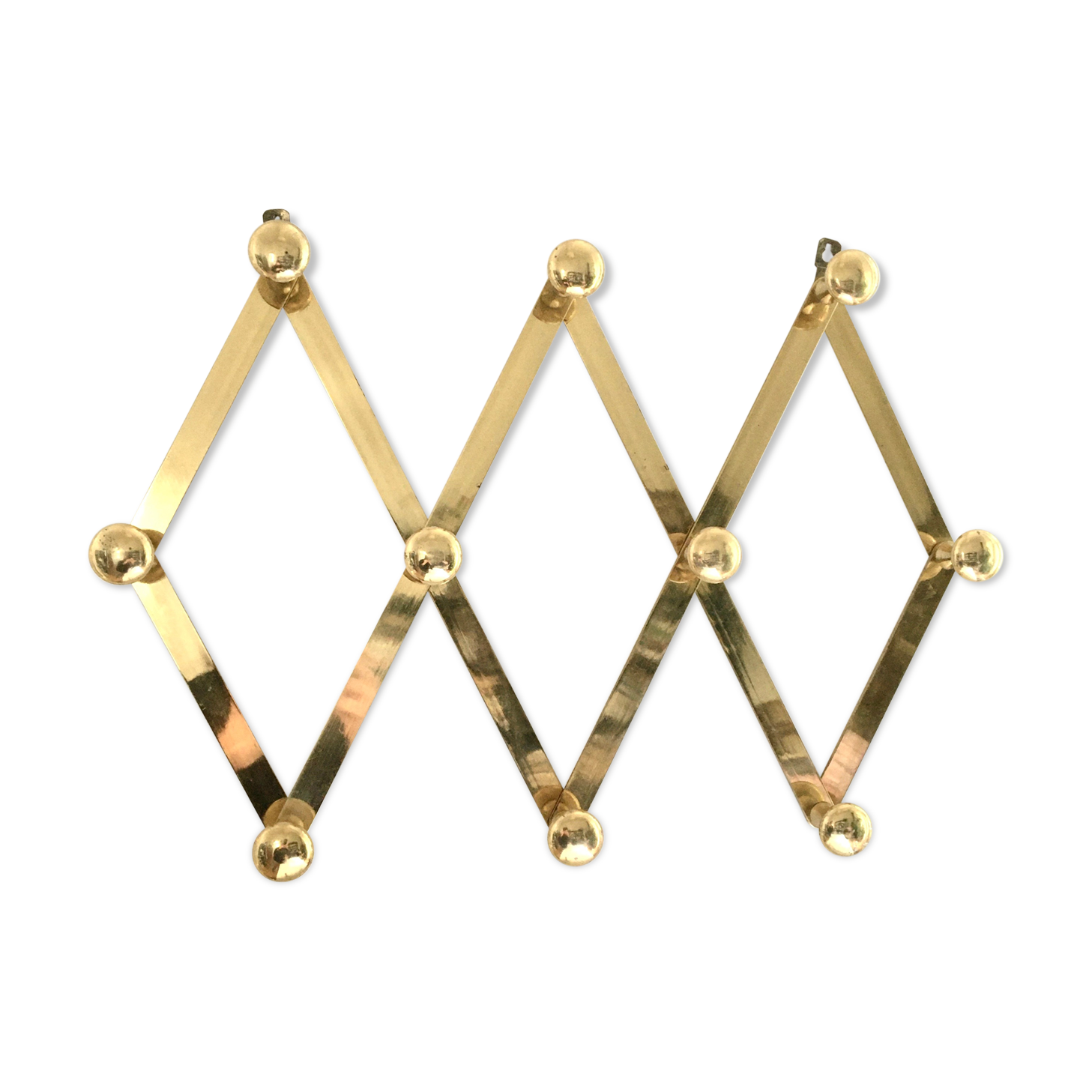 Brass coat holder