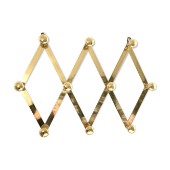 Brass coat holder