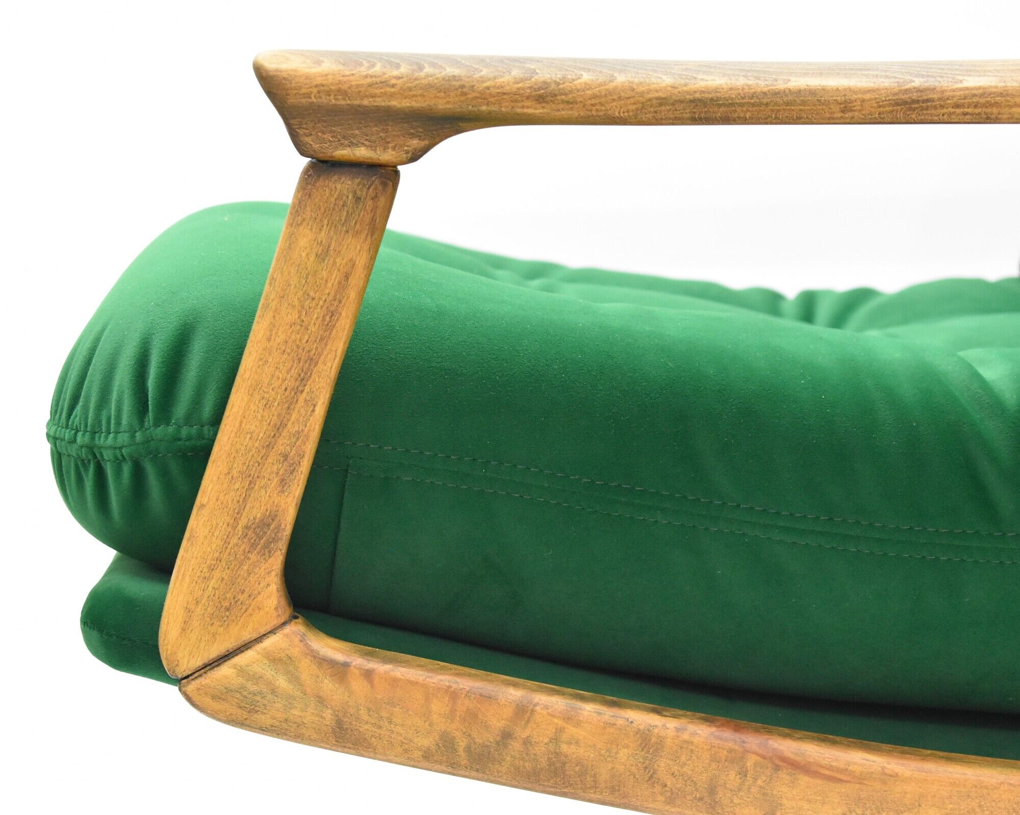 Original rotate armchair, Scandinavian icon, 1960s, quality green velvet