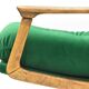 Original rotate armchair, Scandinavian icon, 1960s, quality green velvet