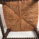 Vintage wooden corner chair turns, 50/60