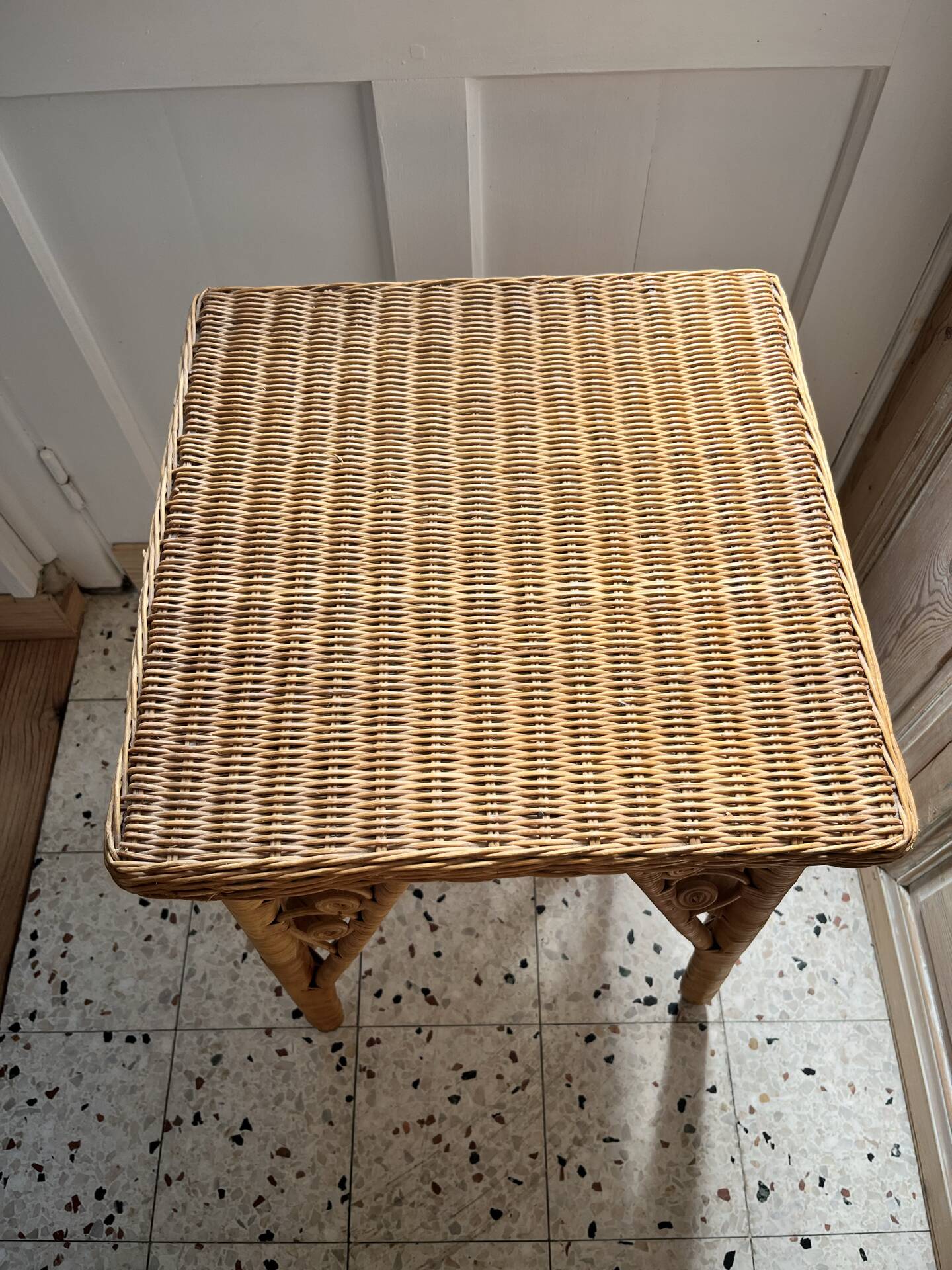 Peacock side table