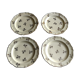 Dessert, beginning 20th, ANC Royal Limoges porcelain plates