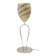 Multicolored Murano Glass Table Lamp by Leucos, Italy 1980s