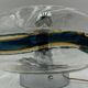Luxury Large Table Lamp in Murano Hammered Glass, 60s