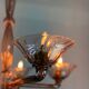 Venetian chandelier in amethyst Murano glass, circa 1920