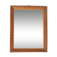 Small old wooden mirror with carved frame