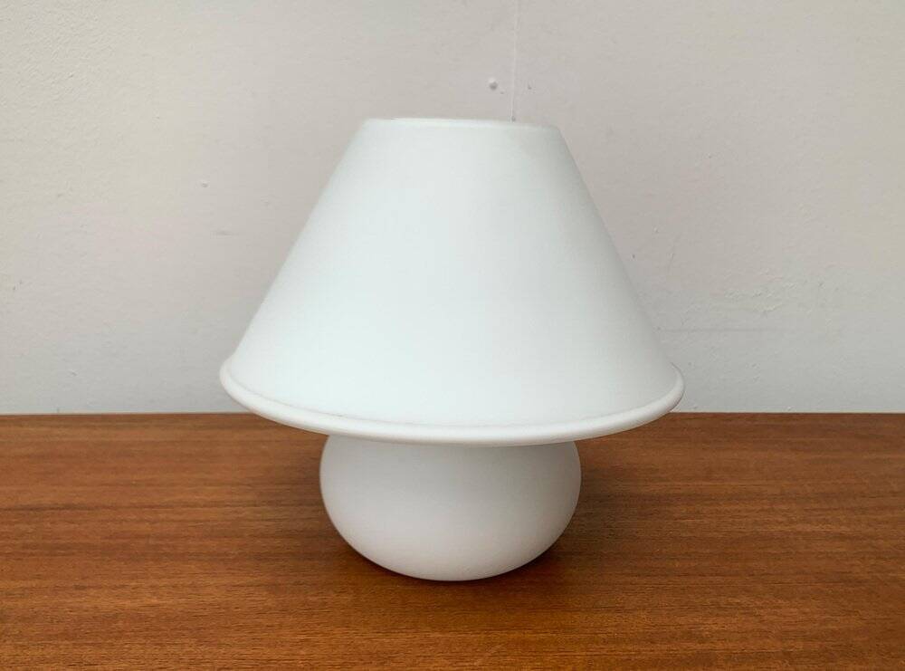 1970s vintage space-style German glass table lamp by Limburg.