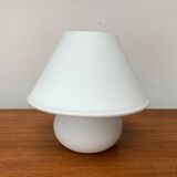 1970s vintage space-style German glass table lamp by Limburg.