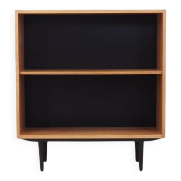 Bibliothèque en frêne, design danois, années 1970, production : Danemark