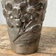 Art nouveau era pewter vase signed Jules Louis Rispal