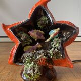 Vallauris night light 1950s signed