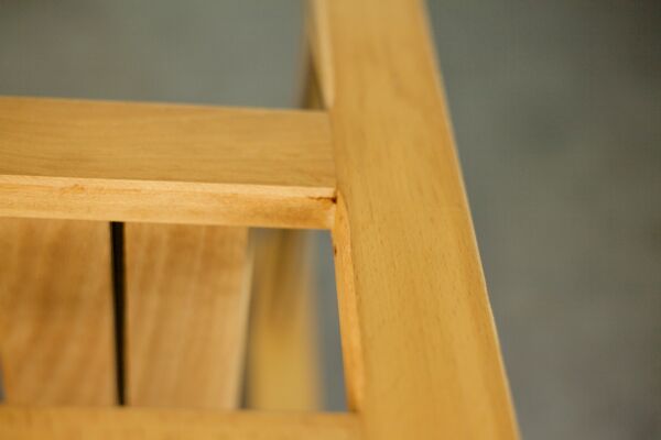 Chaise André Sornay bois France années 60