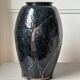 Vase en grès signé Delahaye 