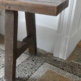 Brutalist antique bench