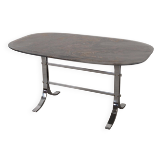 Stone table, Danish design, 1980s, made in Denmark