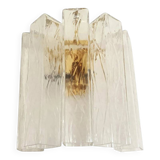 Mid-Century Modern Style "Squared" Murano Glass Gold Wall Sconce