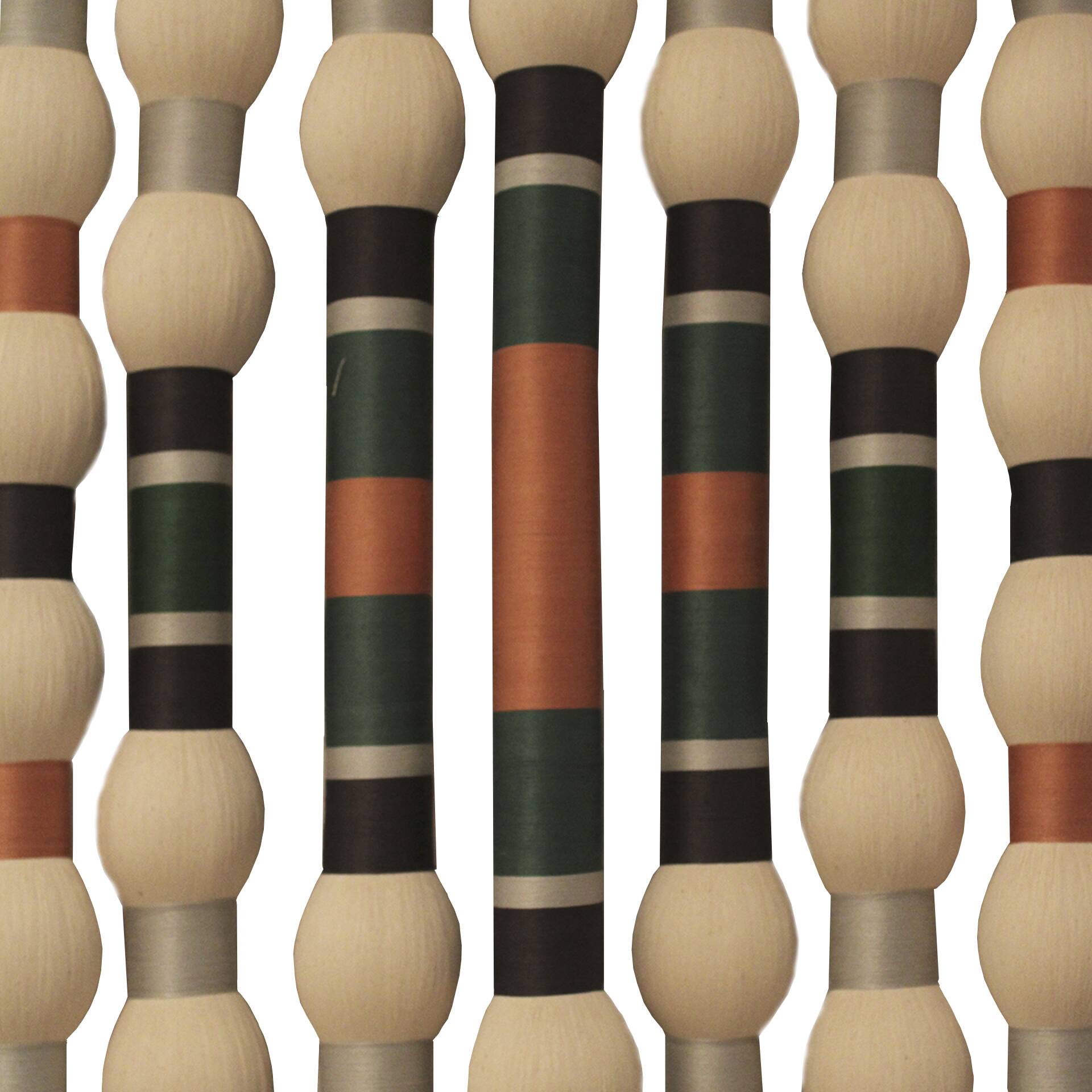 Contemporary Geometric Artisian Raw Cotton South American Sculpture / Tape