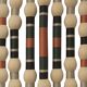 Contemporary Geometric Artisian Raw Cotton South American Sculpture / Tape