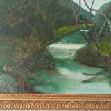 Oil painting by René Férréol Ringenbach "Val de Cusance"