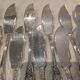 12 forks, 12 silver-plated fish knives Boulenger LXV