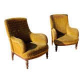 Pair of napoleon III armchairs
