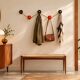Zigzag Metal Coat Rack
