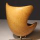 Egg chair model 3316 modern leather Arne Jacobsen 1990s Denmark