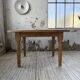 Oval farmhouse table oak 1960