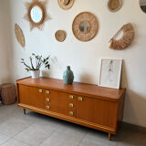 Vintage teak enfilade from the 1960s.