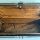 Chinese box covered with leather
