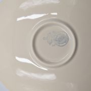 2 luncheon cups off-white earthenware Lunéville décor relief France