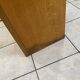 1960s office filing cabinet with curtains