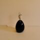 Small Table lamp in dark blue ceramic, made by Søholm ceramics Denmark.