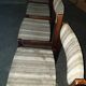 Denmark, 1980, set of 4 curly wool chairs