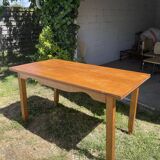 Vintage wooden dining table