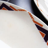 Pair of art deco dishes
