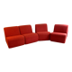 Set de 4 chauffeuses modulaires vintage