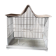 Cage à oiseau en fer et osier