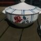 Lots dishes digoin sarreguemines, 7 flat plates, 4 plates hollow, tureen, oval dish