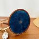 Lampe de table en sisal et teck par Temde
