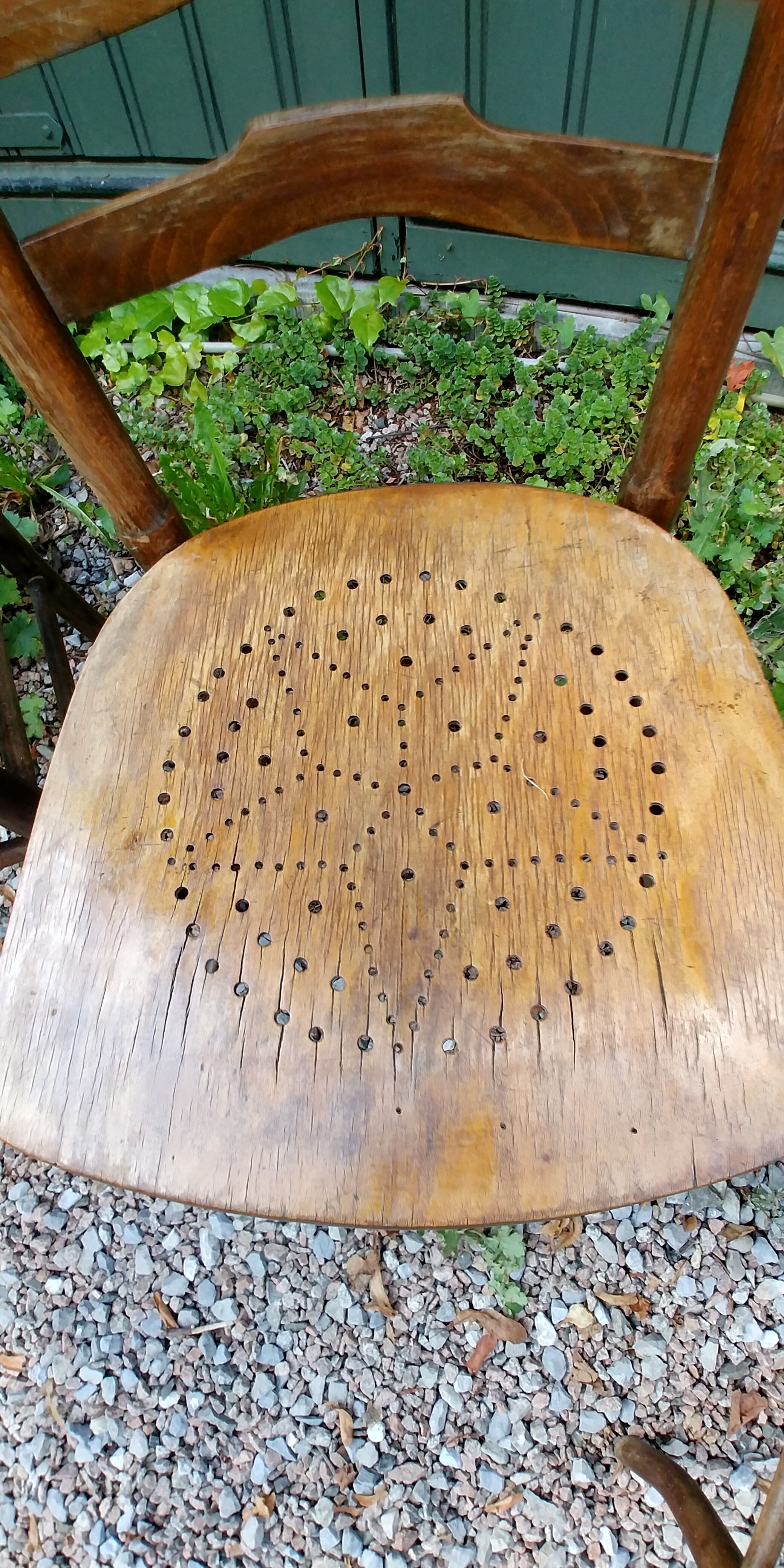 Lot of 4 bistro chairs Cambier